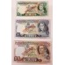 IRELAND 1977 . ONE 1 - TEN 10 POUNDS . SPECIMEN BANKNOTES